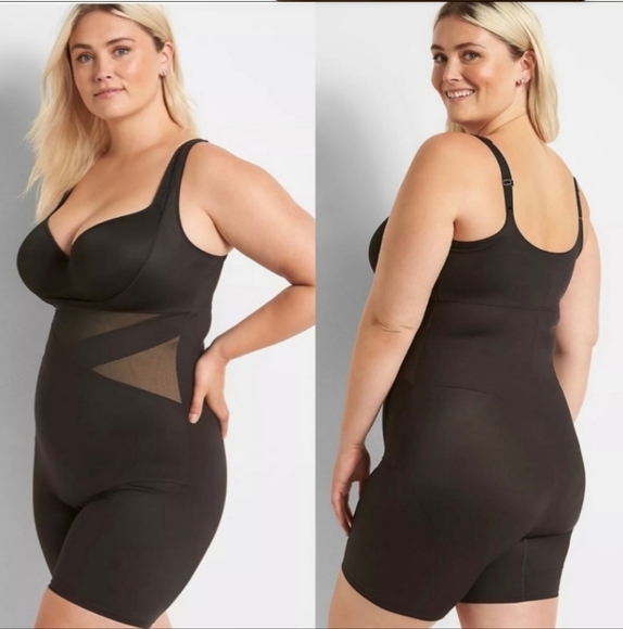 Cacique Other - Cacique Open Bust Thigh Shaper Shapewear 18/20